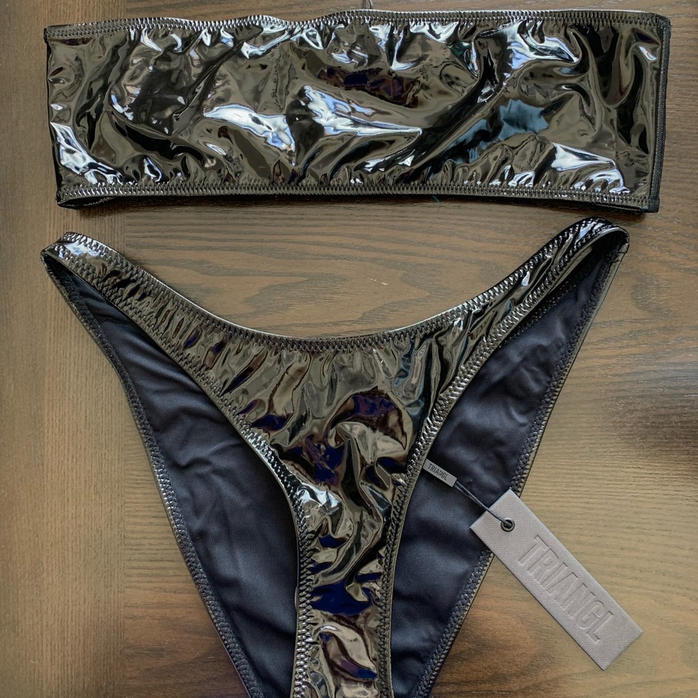 NWT Triangl Swimwear Black Bikini Set